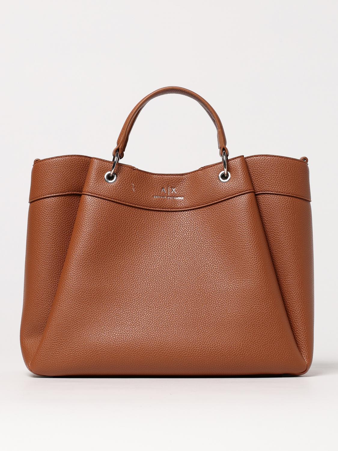 Armani Exchange Handbag Woman Color Leather In Leather