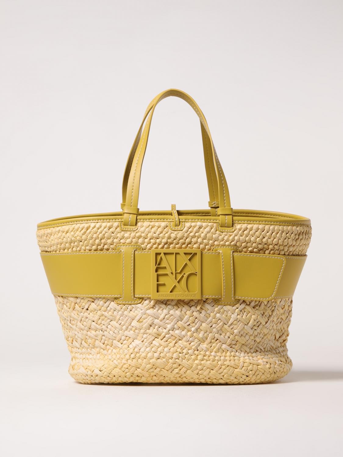 Armani Exchange Shoulder Bag Woman Color Yellow In Yellow