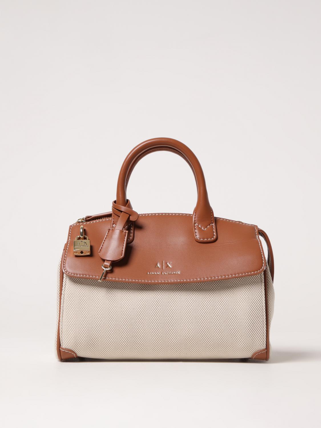 Armani Exchange Shoulder Bag  Woman Color Leather In Leather