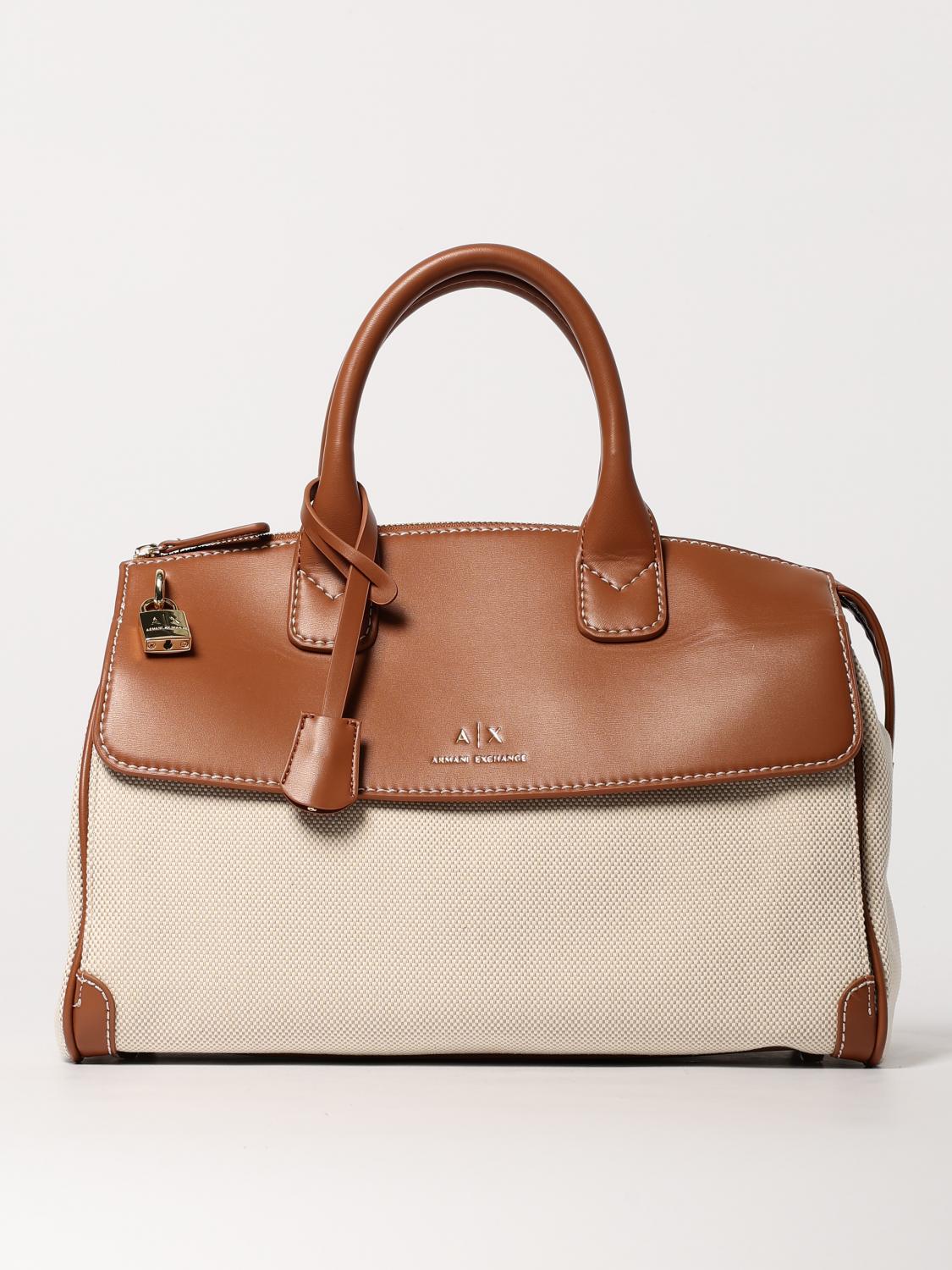 Armani Exchange Shoulder Bag  Woman Color Leather In Leather