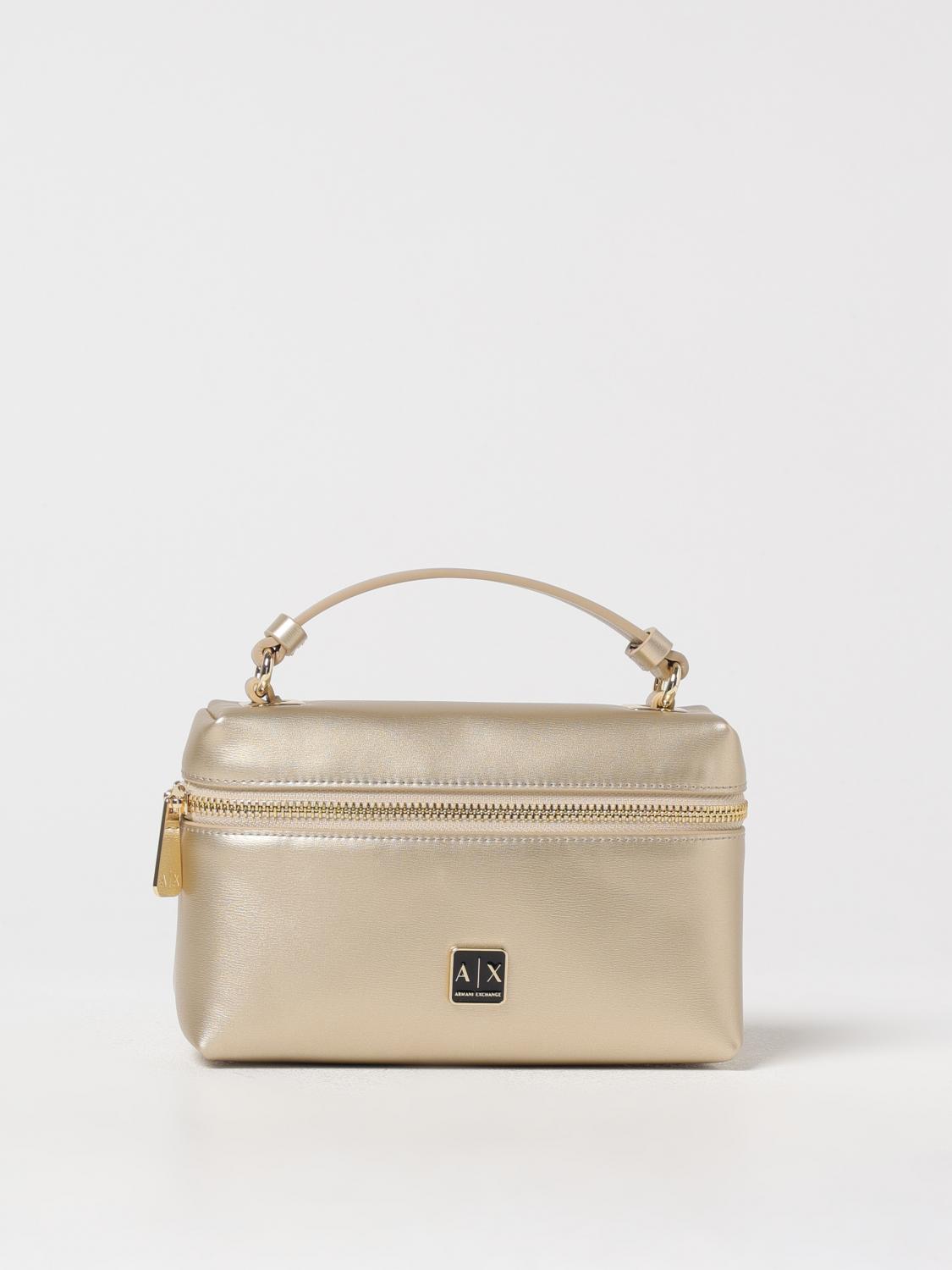 Armani Exchange Handbag In Gold