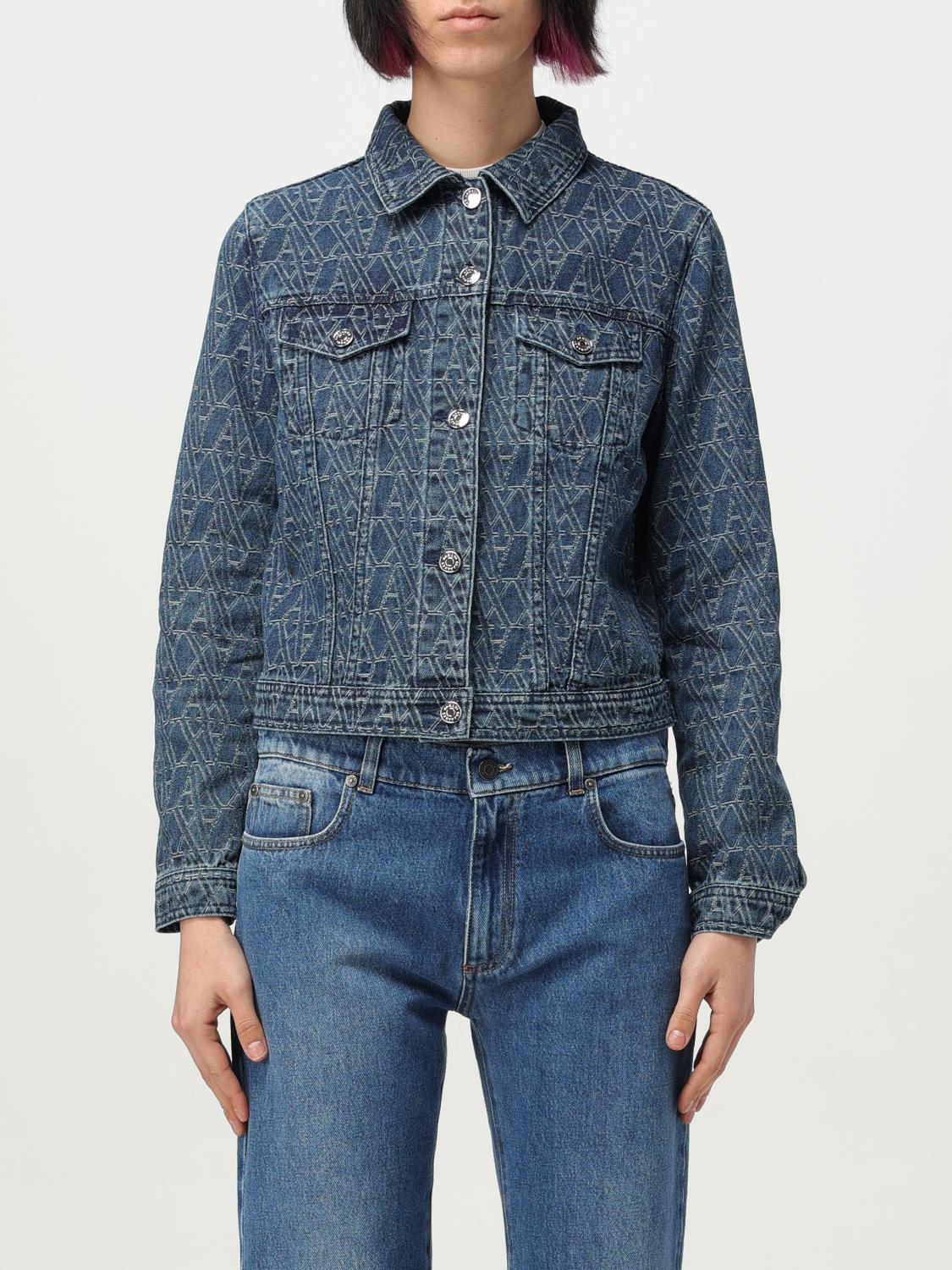 ARMANI EXCHANGE JACKET ARMANI EXCHANGE WOMAN COLOR DENIM 422100028