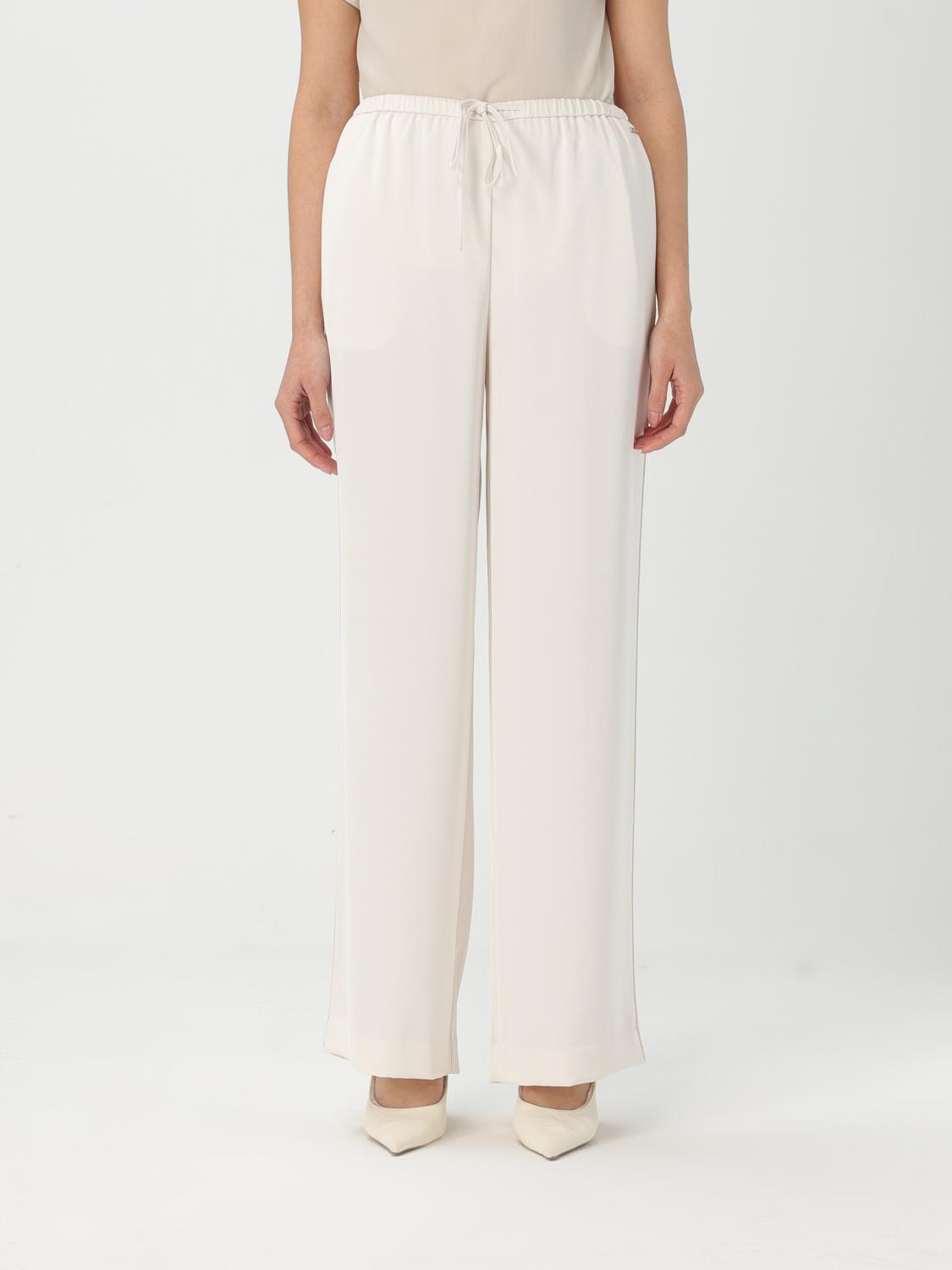 Armani Exchange Pants  Woman Color Yellow Cream In Yellow Cream