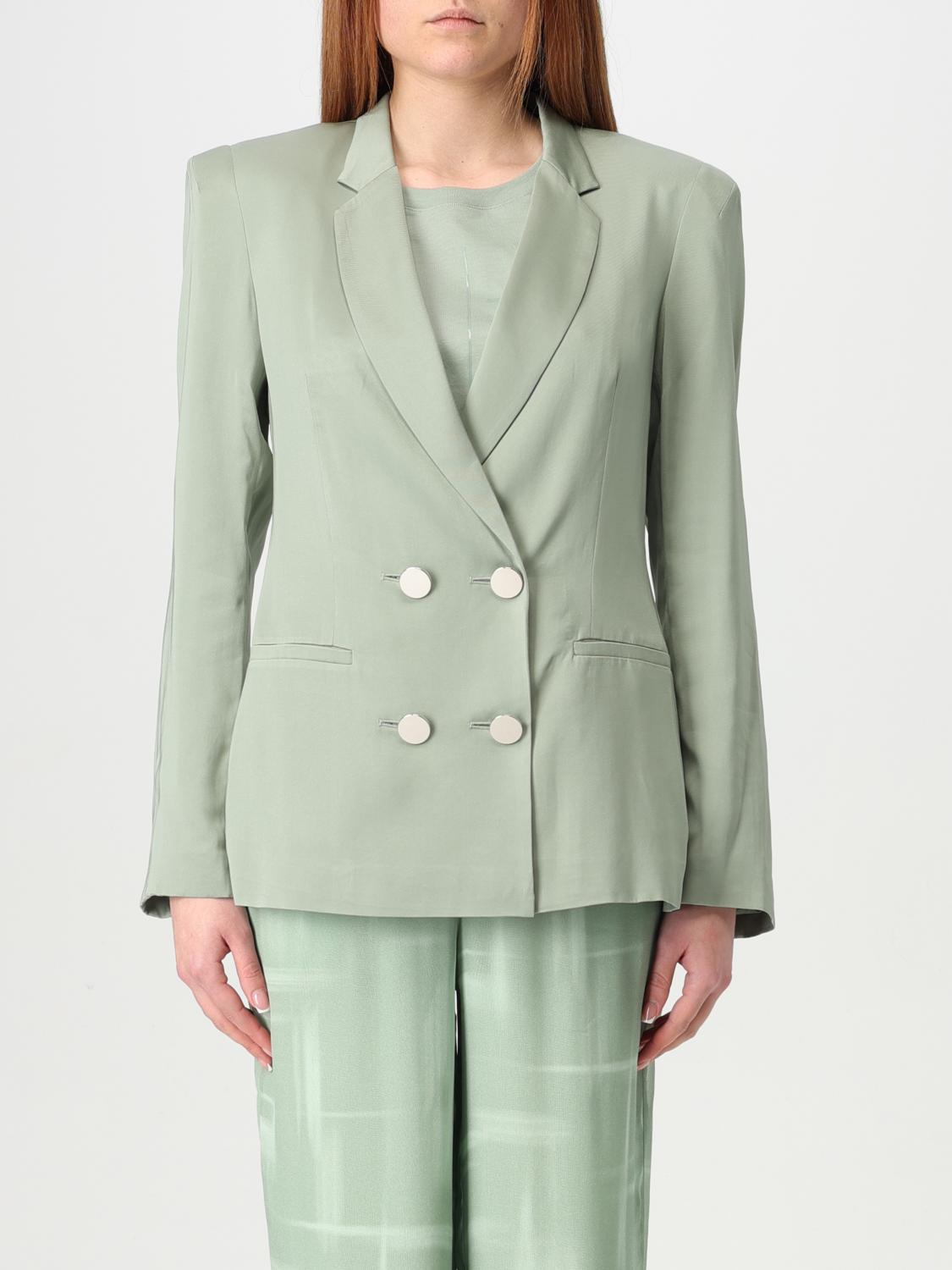 Shop Armani Exchange Blazer Woman Color Green