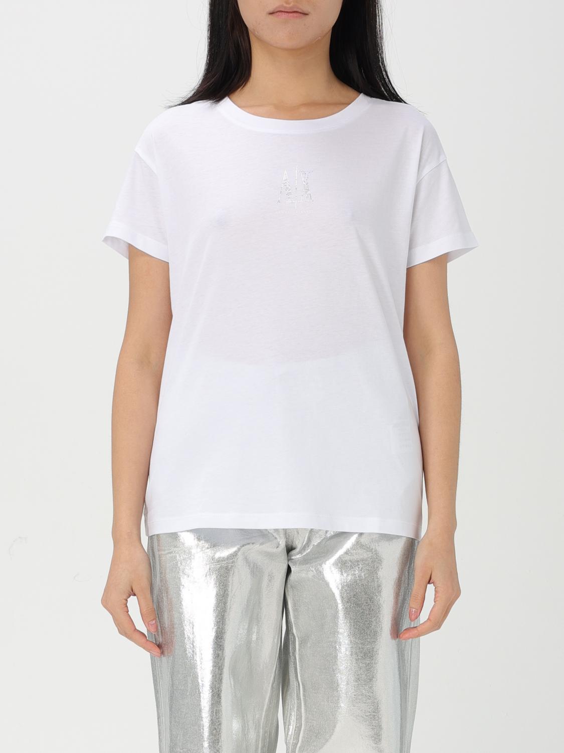 Armani Exchange T-shirt Woman Color White In White
