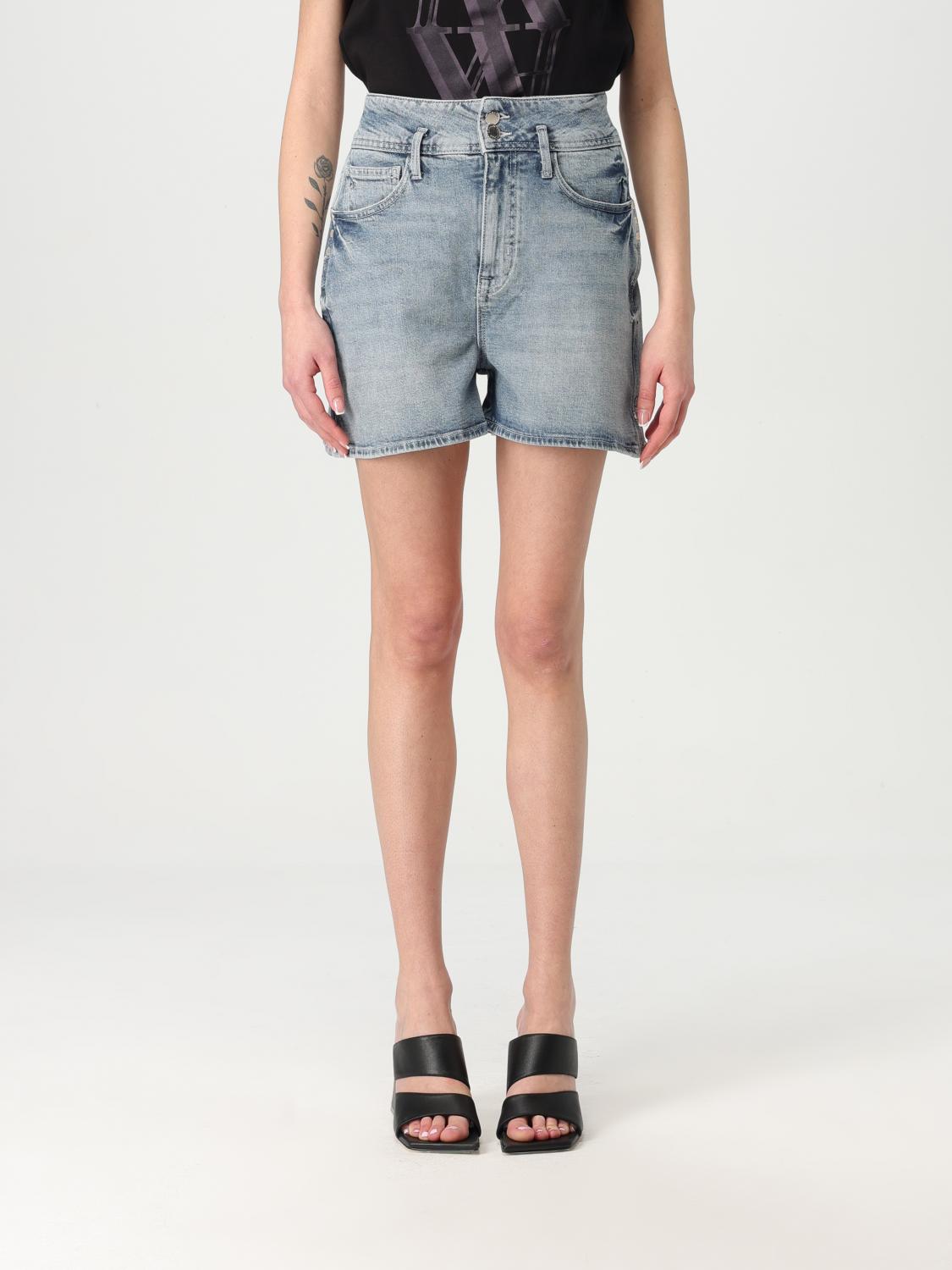 Armani Exchange Short Woman Color Stone Washed In Stone Washed