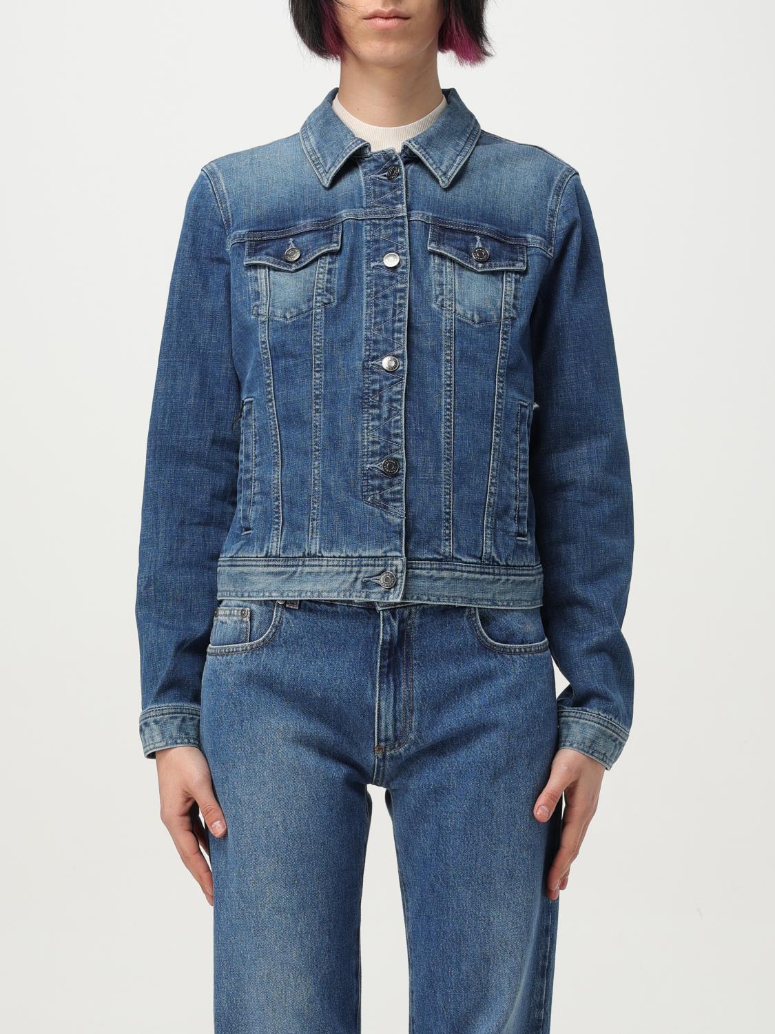Armani Exchange Jacket  Woman Color Denim In Denim
