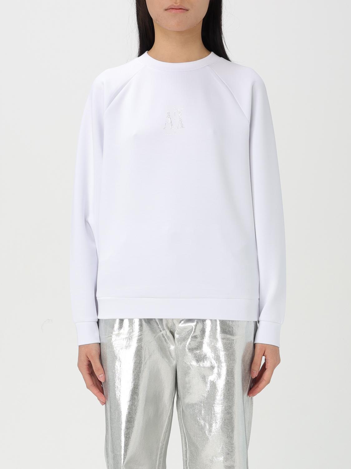 Armani Exchange Sweatshirt  Woman Color White In White