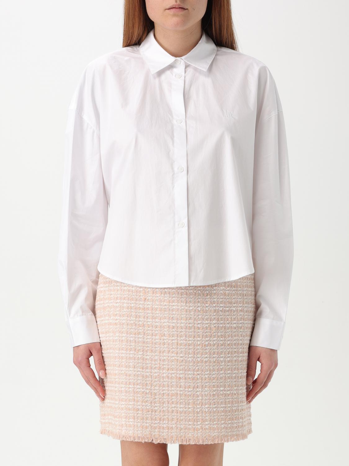 Armani Exchange Shirt Woman Color White In White