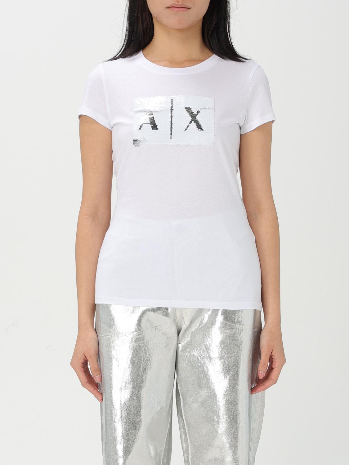 Armani Exchange T-shirt  Woman Color White In White