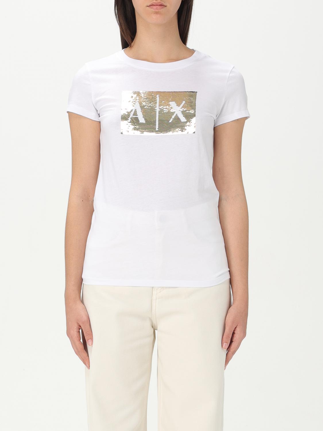 Armani Exchange T-shirt Woman Color Gold In Gold