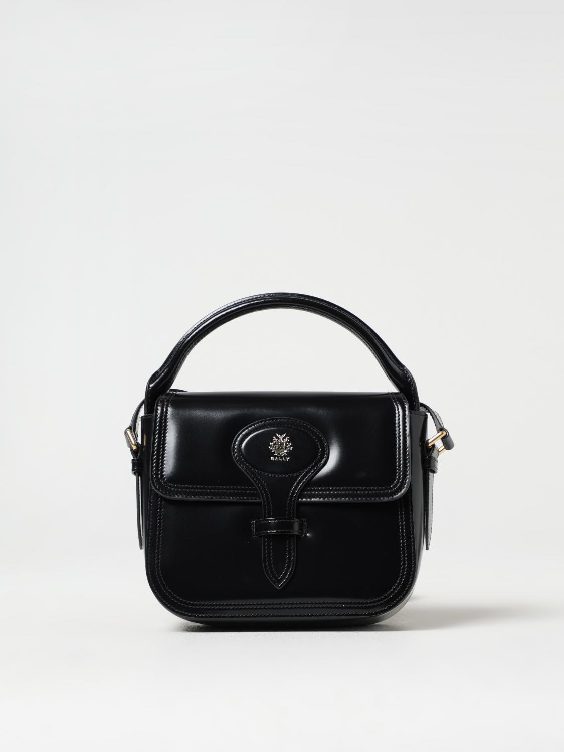 Bally Mini Bag With Top Handle And Strap In Black