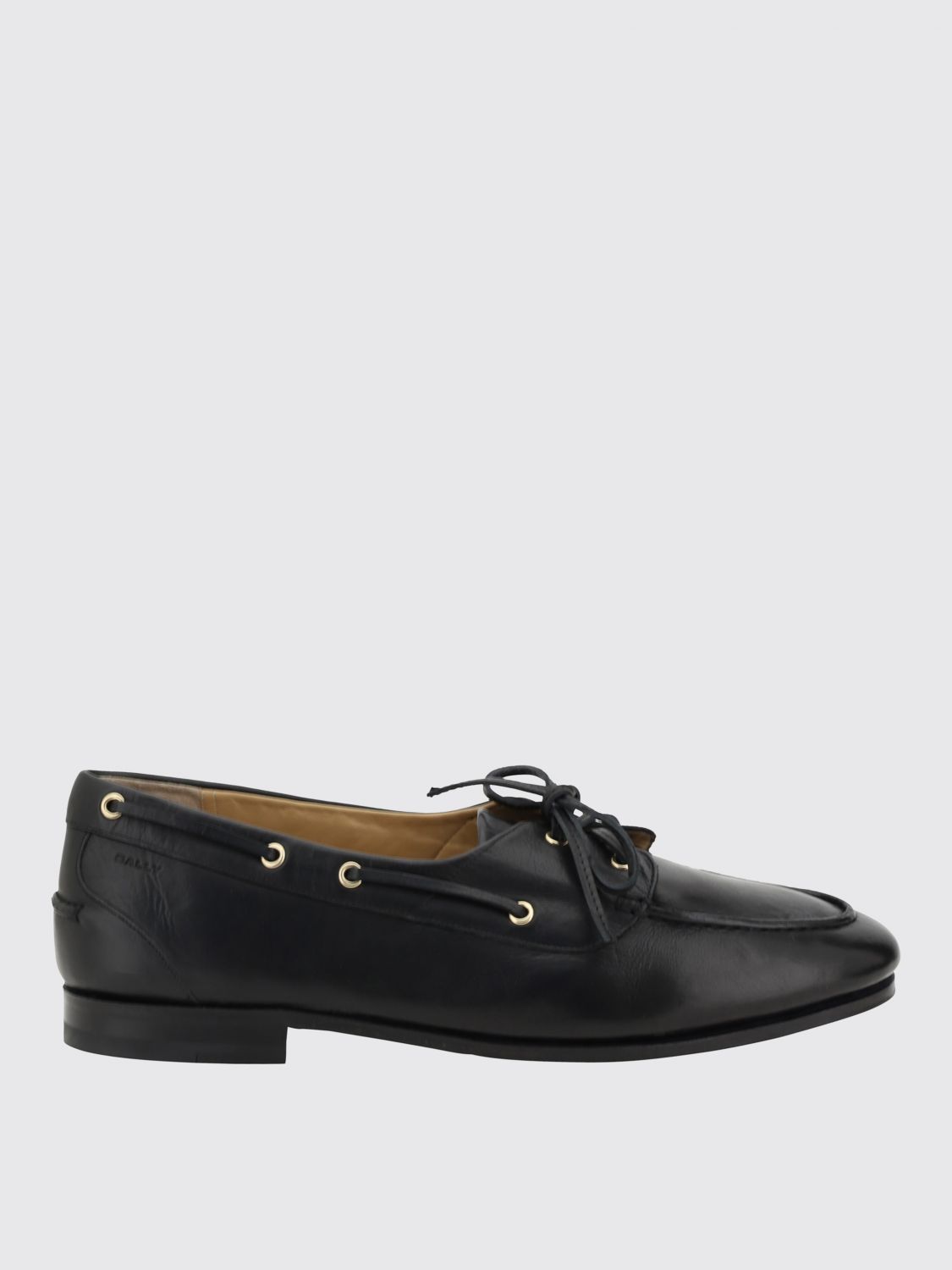 Bally Moccasin With Logo In Schwarz