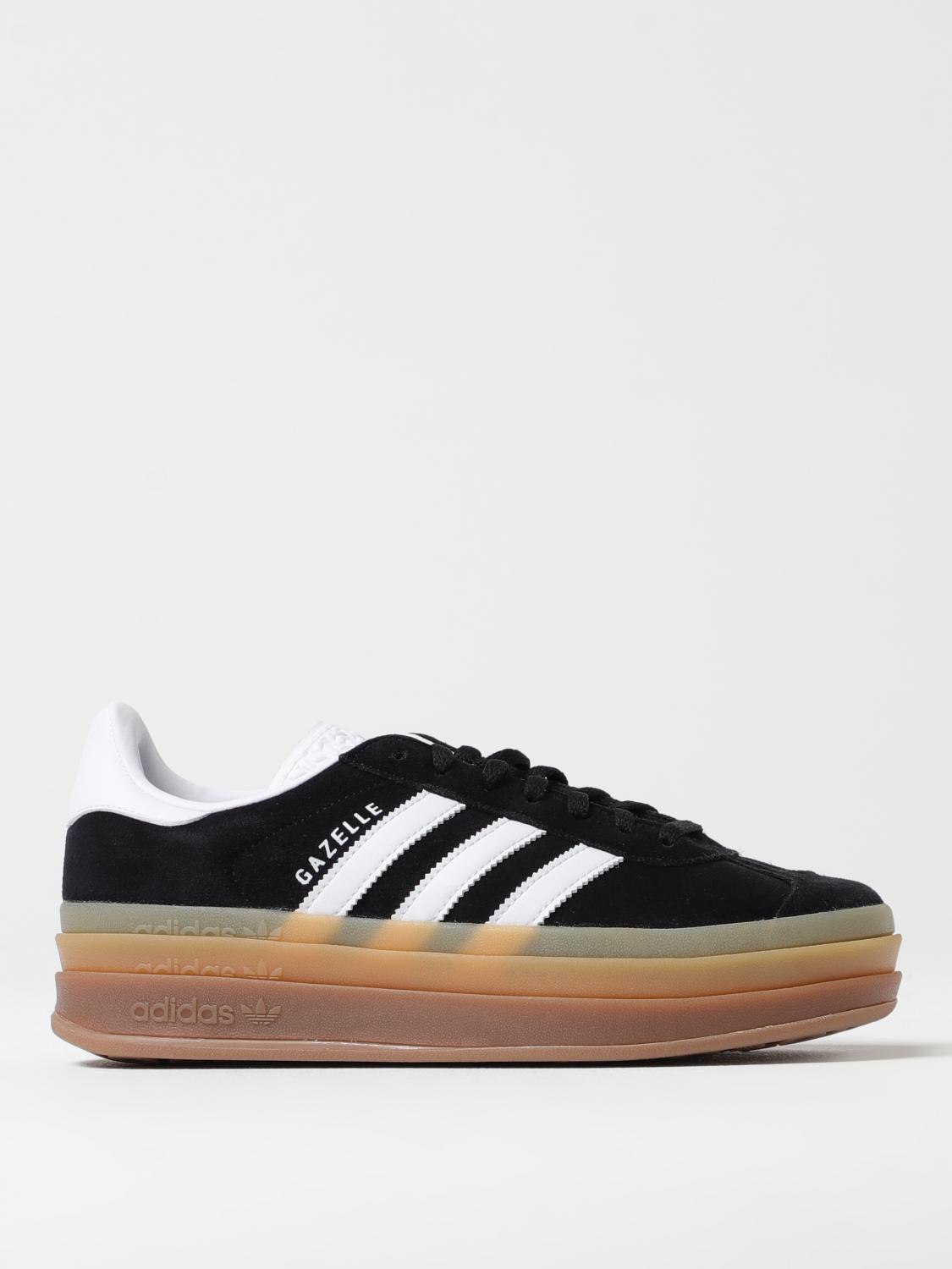 Adidas Originals Gazelle Bold Lace-up Sneakers In Black
