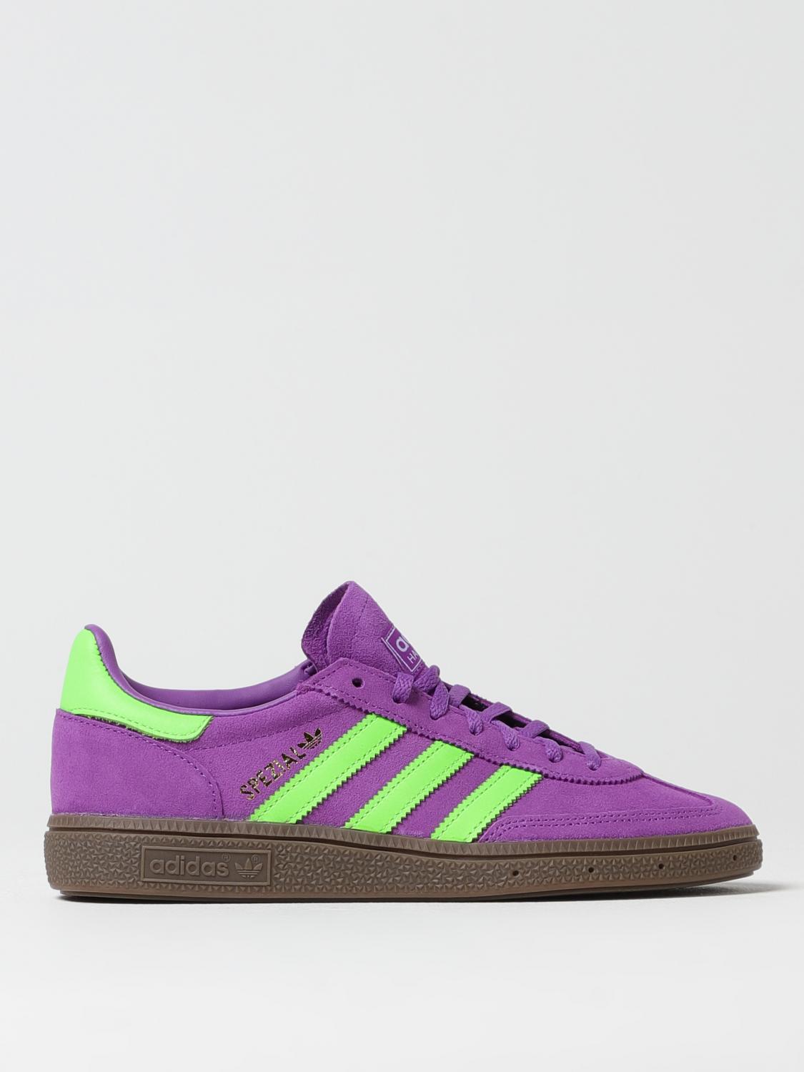 Adidas Originals Womens Adidas Handball Spezial Suede Low-top Trainers In Purple