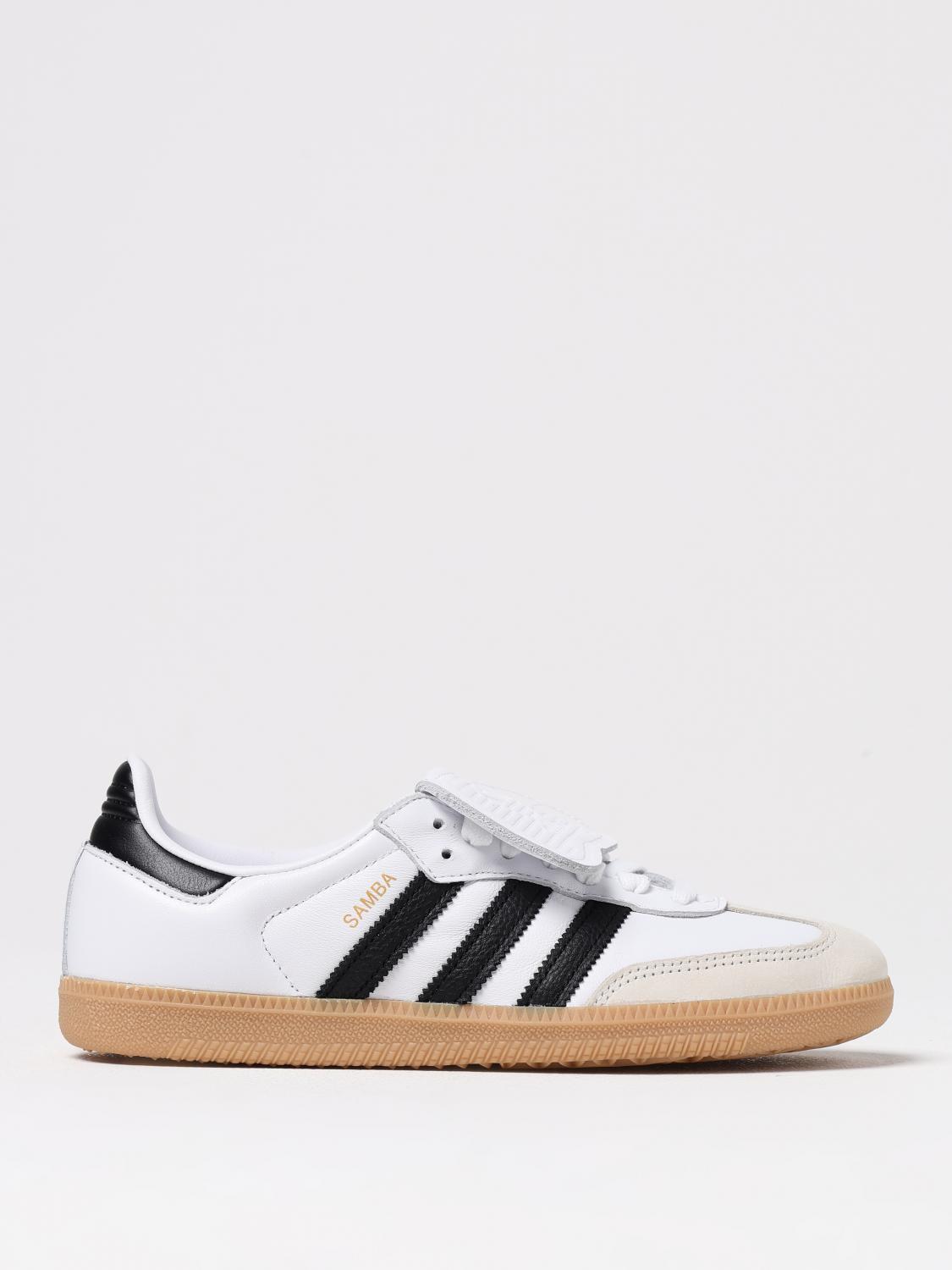 Adidas Originals Samba Lt Leather Low-top Sneakers In White