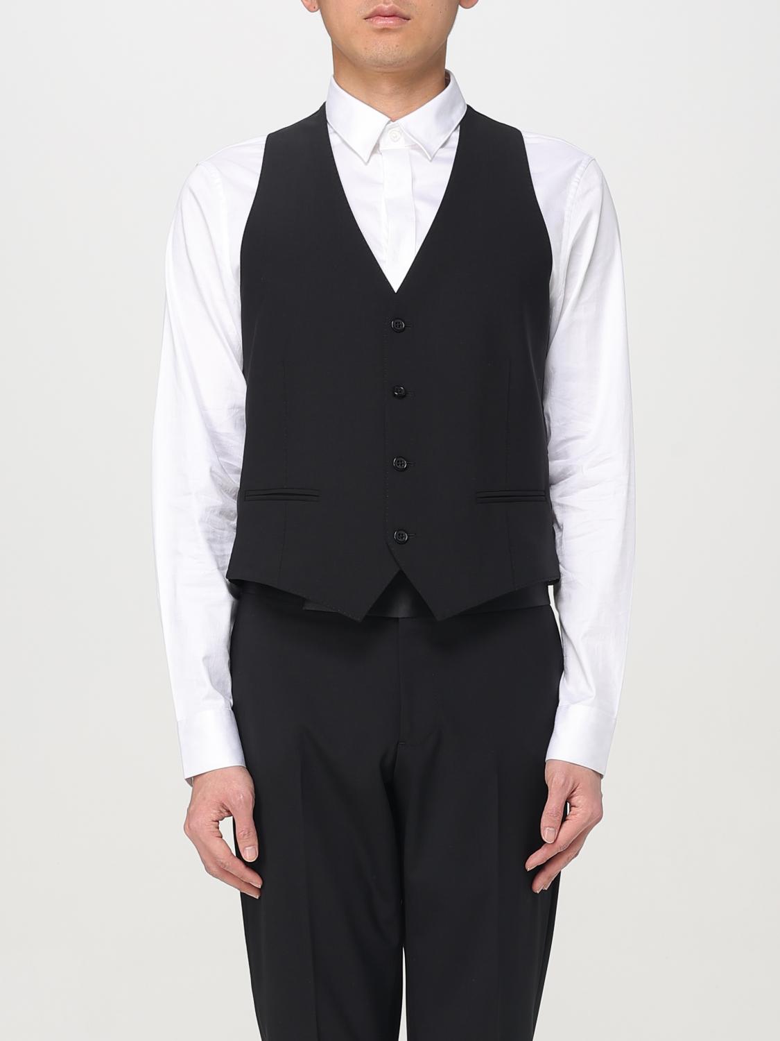 Suit Vest EMPORIO ARMANI Men color Black