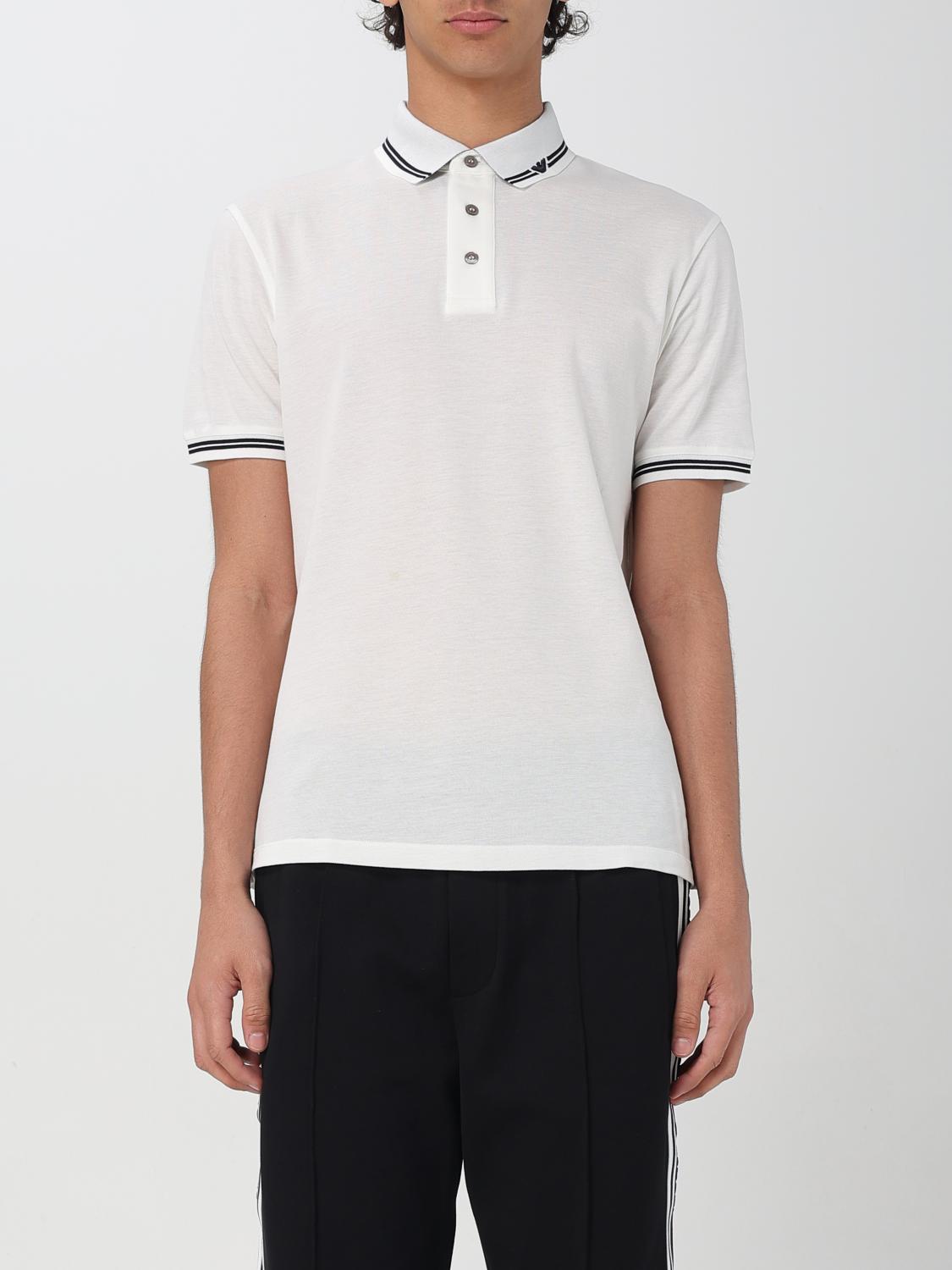 Emporio Armani Polo  Herren Farbe Weiss In Weiss