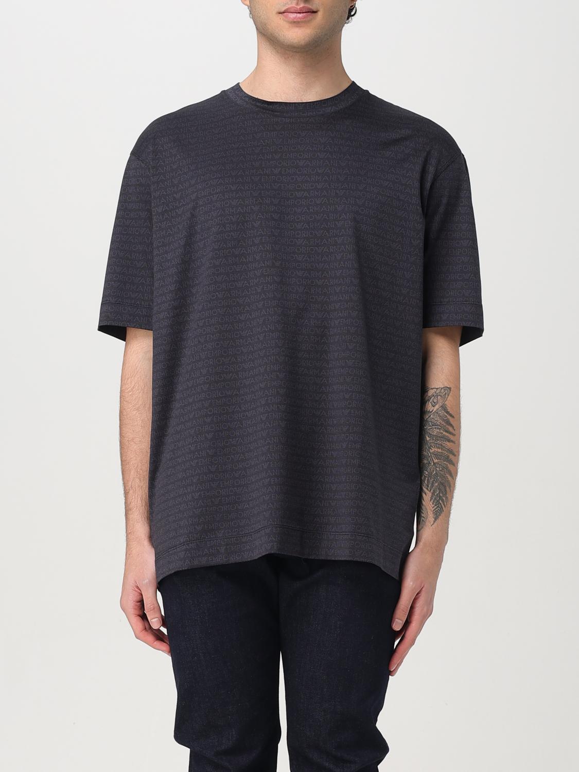 Emporio Armani T-shirt Men Color Black In Black