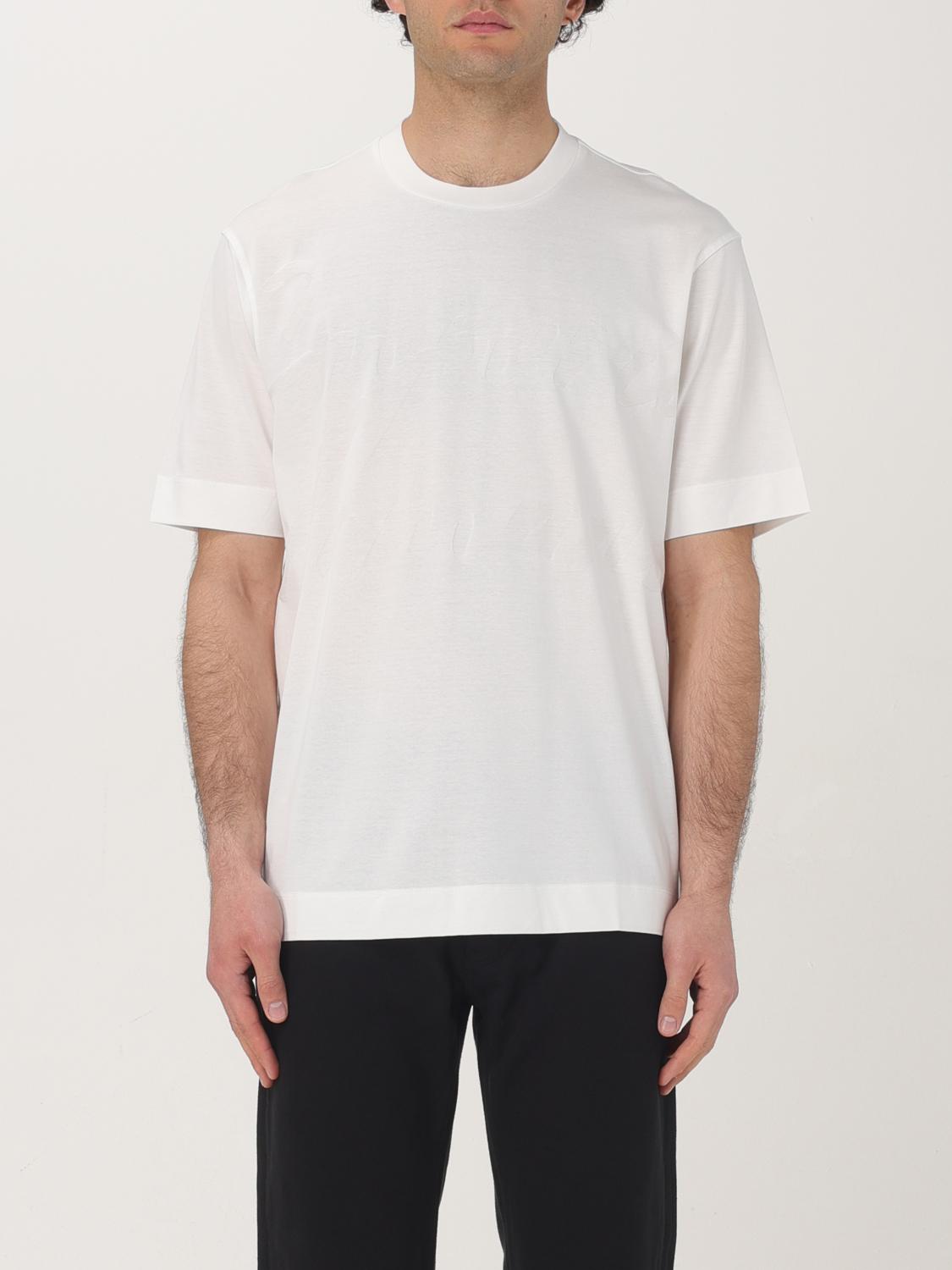 Emporio Armani T-shirt Men Color White In Weiss