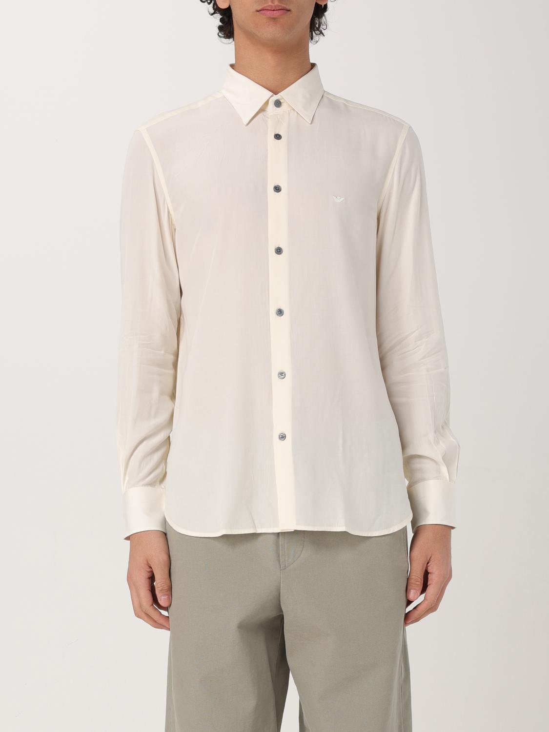 Emporio Armani Shirt  Men Color White In White