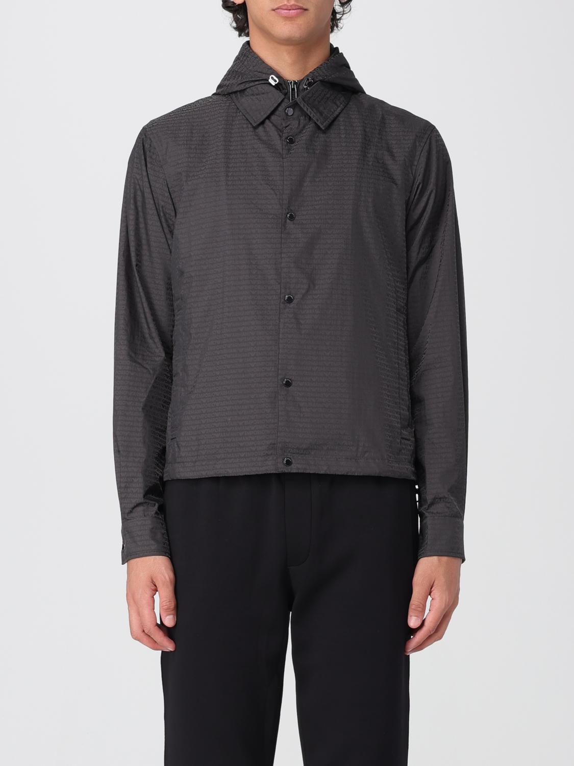 Emporio Armani Jacket  Men Color Black In Multi