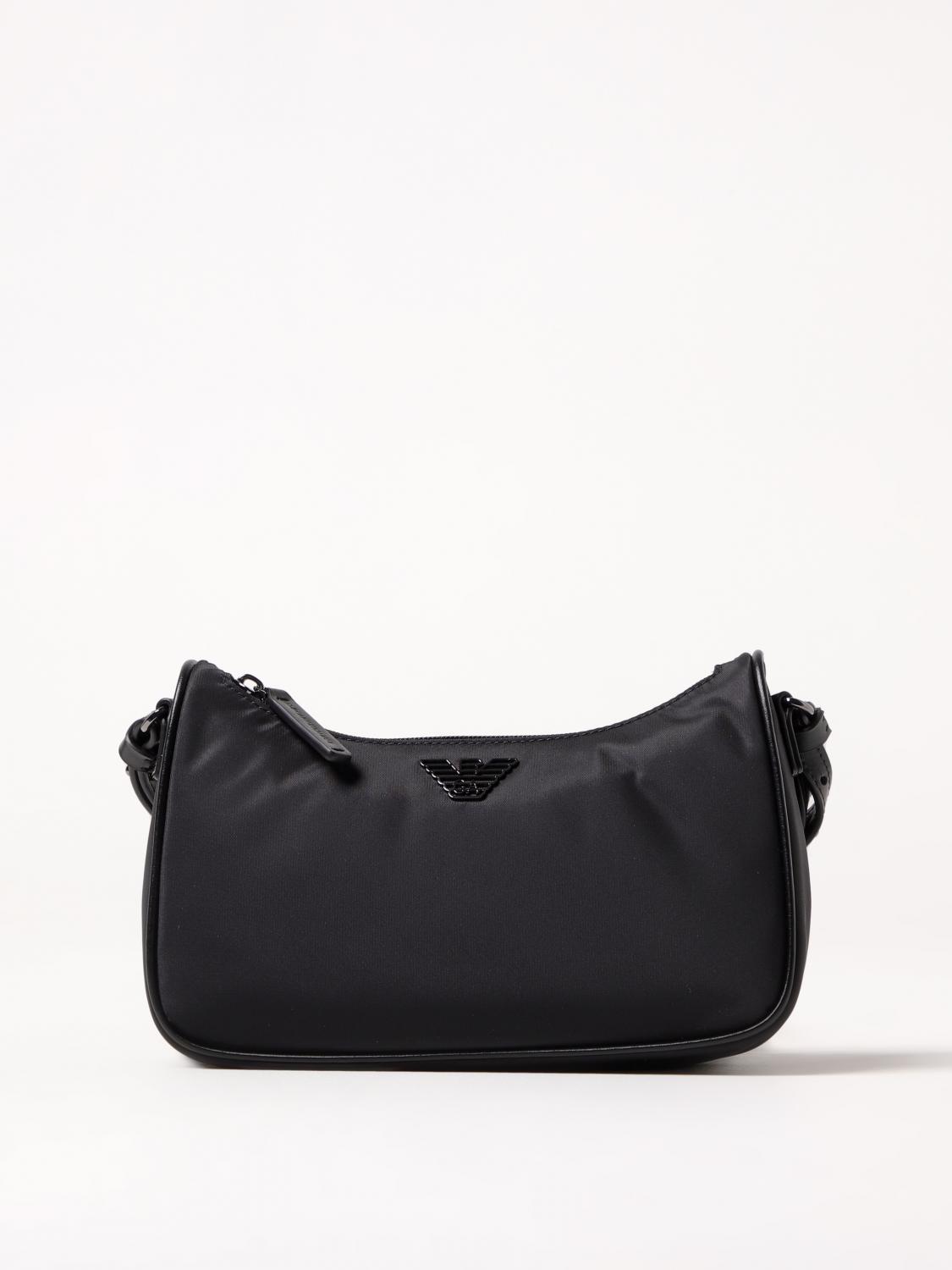 Emporio Armani Shoulder Bag Men Color Black In Black