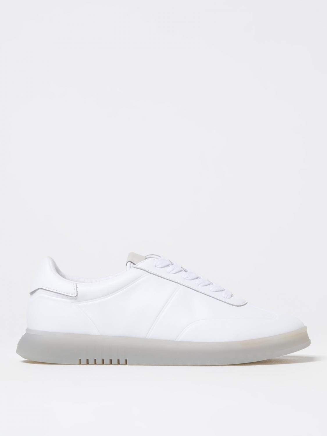 Shop Emporio Armani Sneakers Men Color White