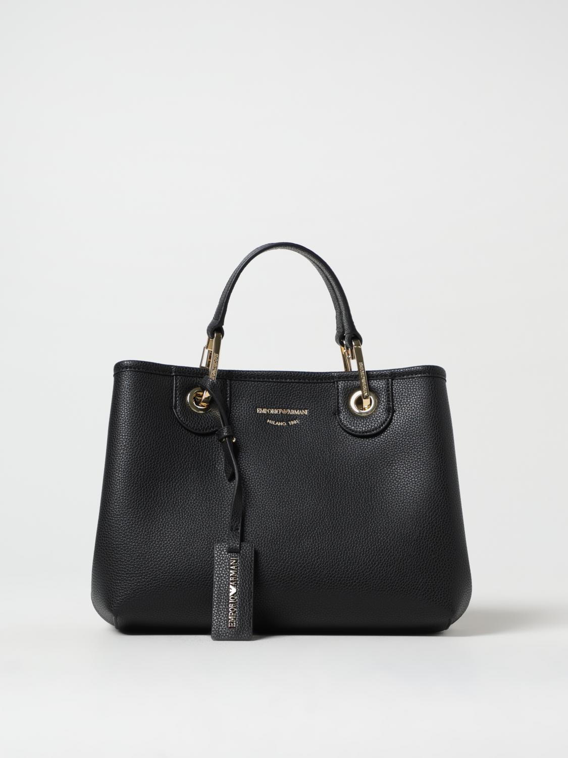 Emporio Armani Tote Bags Woman Color Black In Black