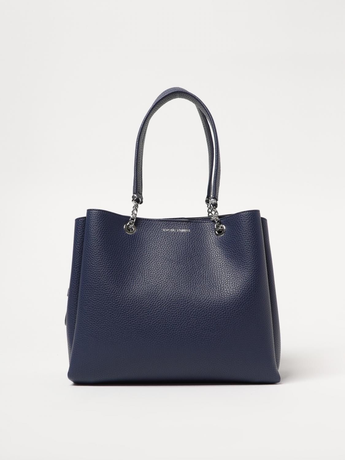 Emporio Armani Tote Bags Woman Color Blue In Blue