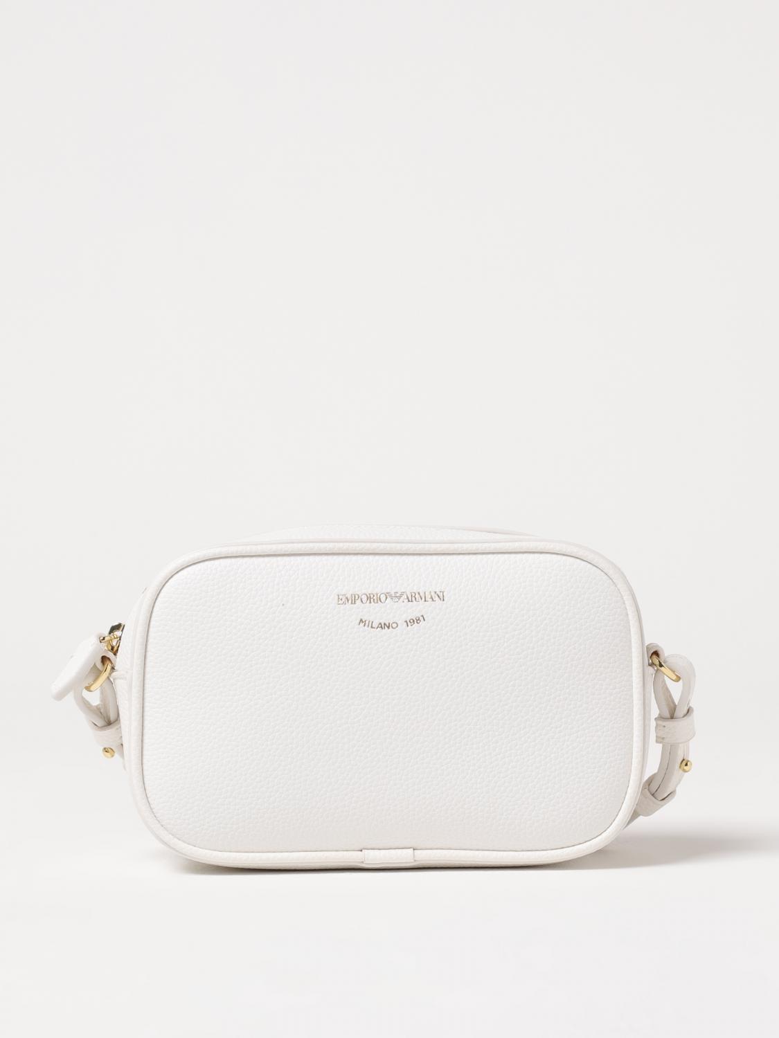 Emporio Armani Crossbody Bags Woman Color White In White