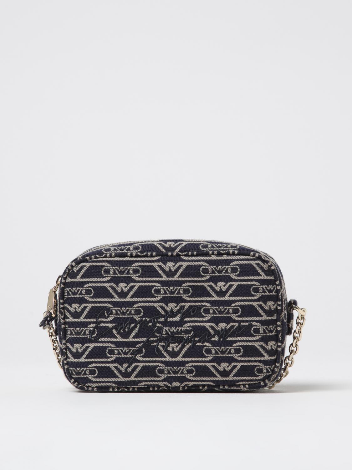 EMPORIO ARMANI CROSSBODY BAGS EMPORIO ARMANI WOMAN COLOR DENIM 422453028