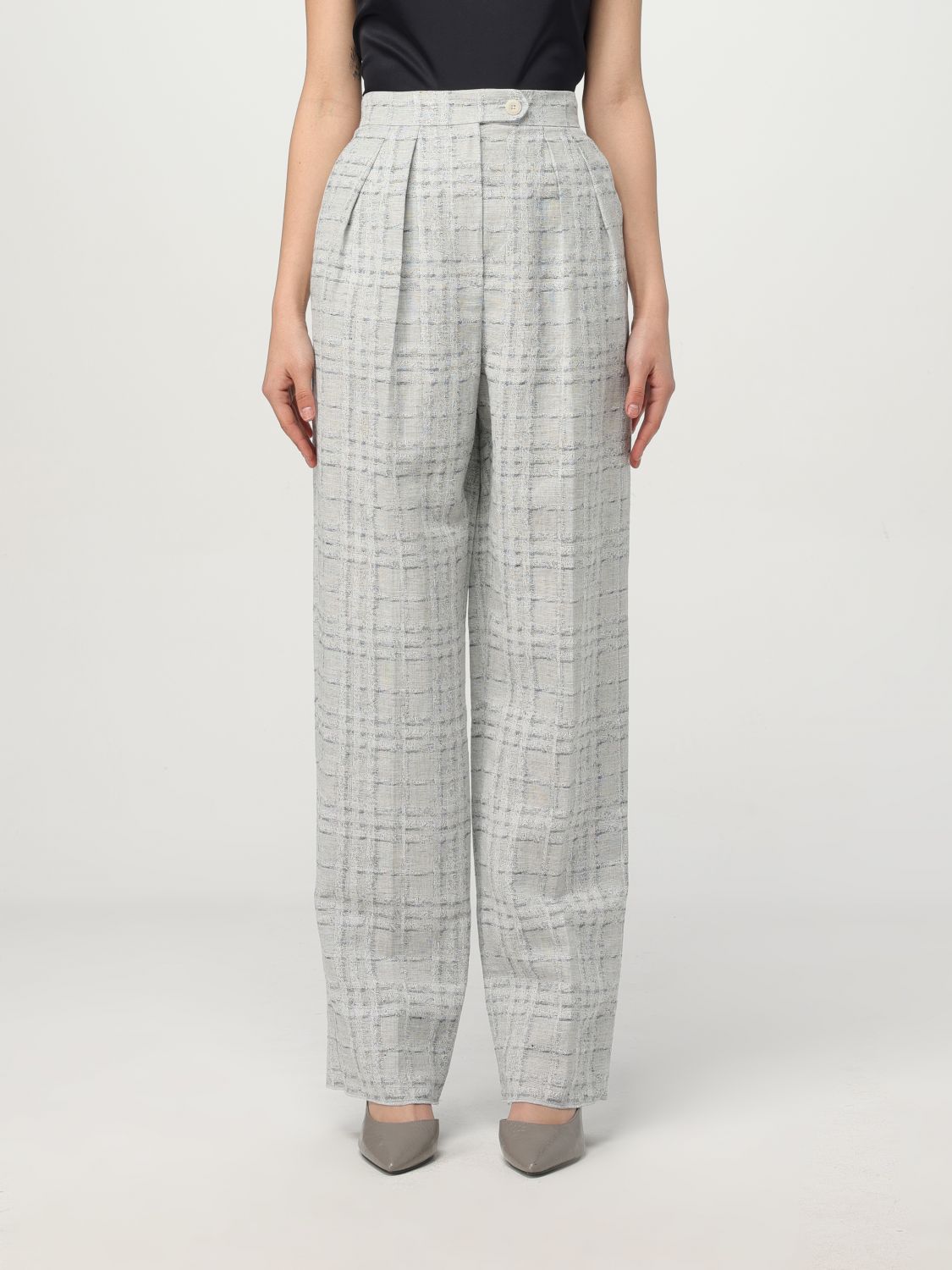 EMPORIO ARMANI PANTS EMPORIO ARMANI WOMAN COLOR NATURAL 422467067