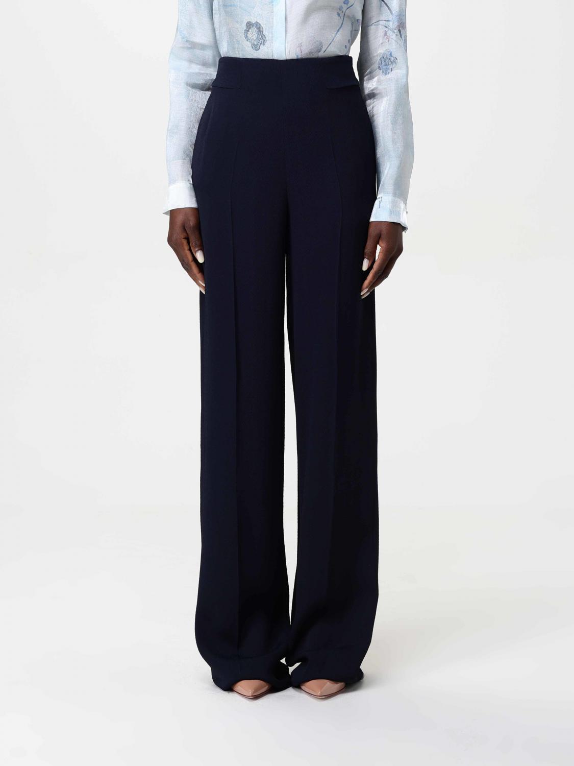 Shop Emporio Armani Pants  Woman Color Blue