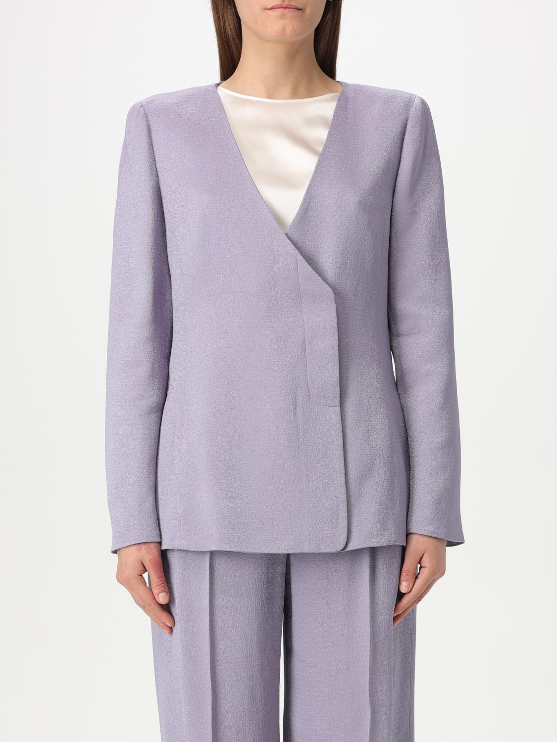 EMPORIO ARMANI BLAZER EMPORIO ARMANI WOMAN COLOR LILAC 422477038