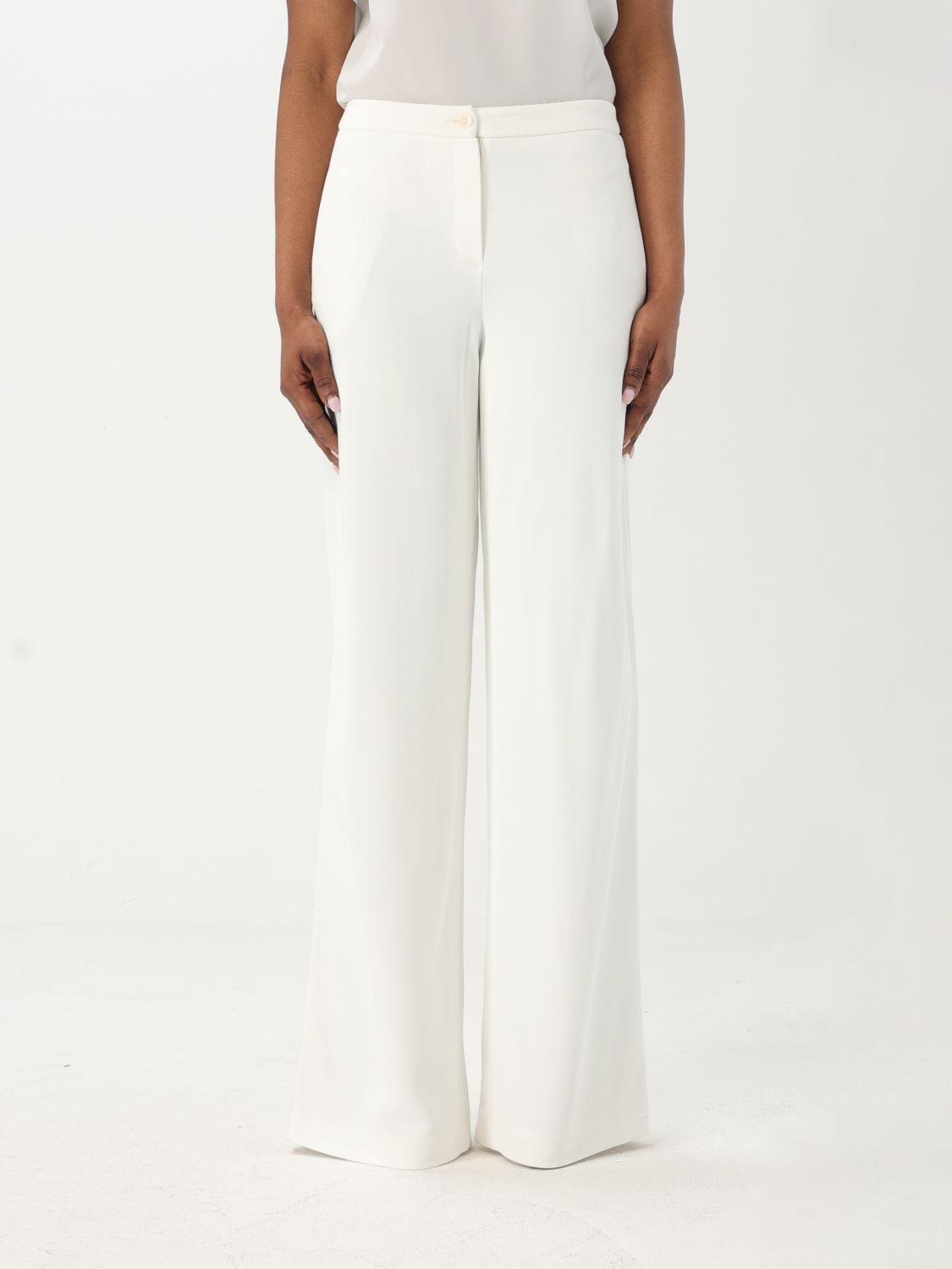 EMPORIO ARMANI PANTS EMPORIO ARMANI WOMAN COLOR WHITE 422482001