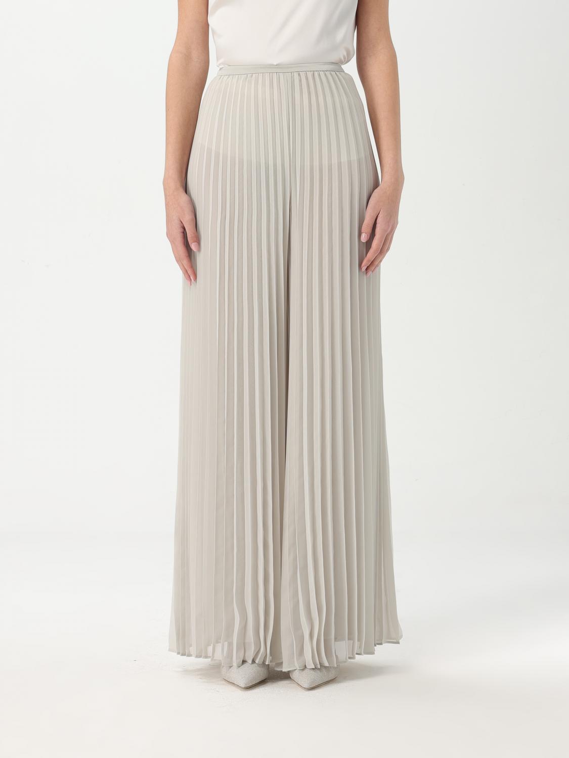 Shop Emporio Armani Pants Woman Color Natural
