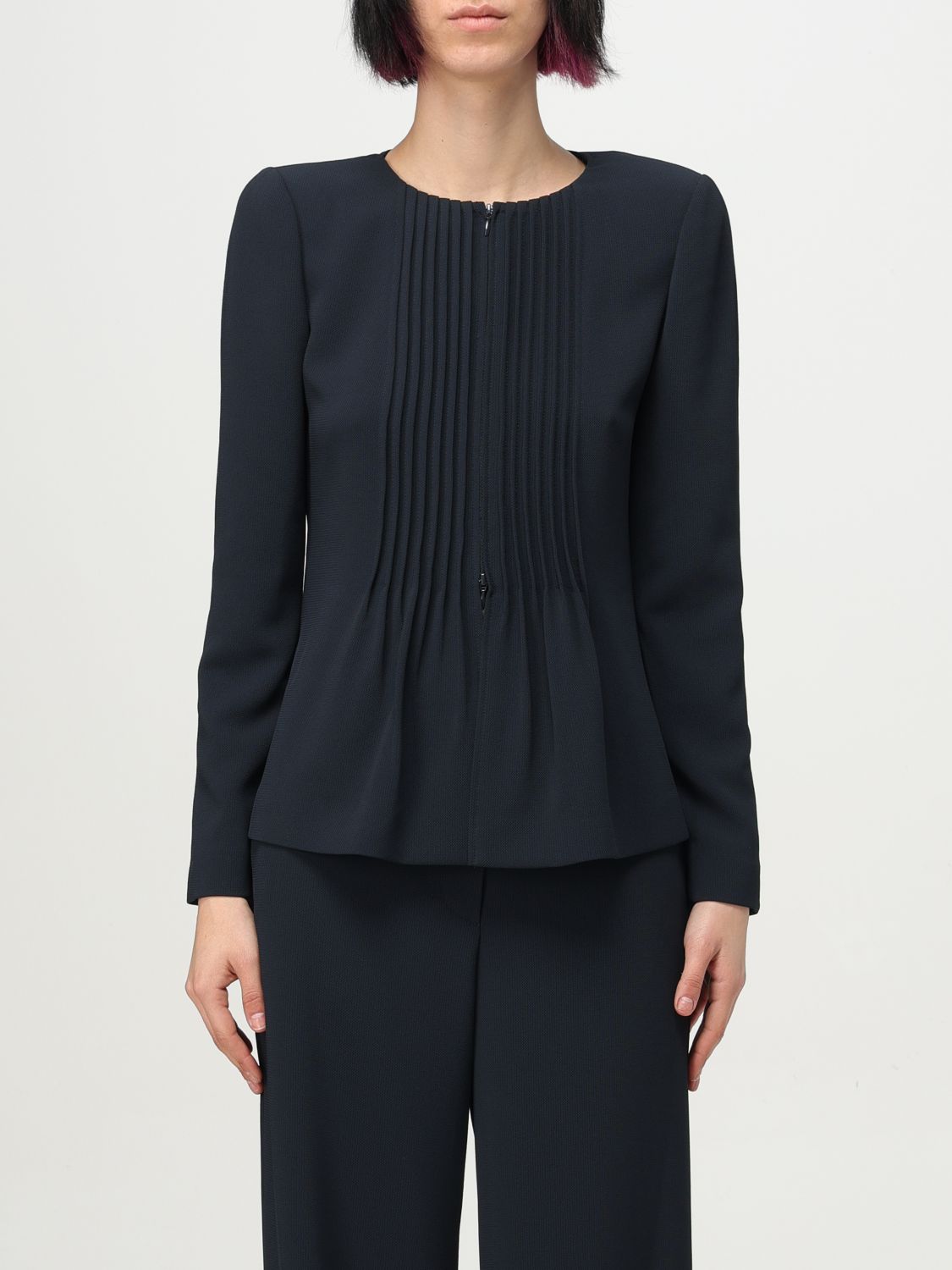 EMPORIO ARMANI JACKET EMPORIO ARMANI WOMAN COLOR BLUE 422510009