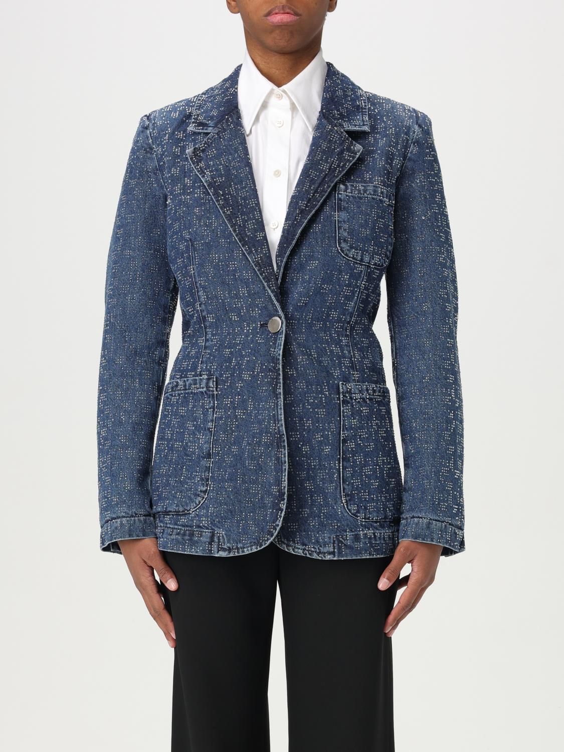 EMPORIO ARMANI BLAZER EMPORIO ARMANI WOMAN COLOR DENIM 422513028