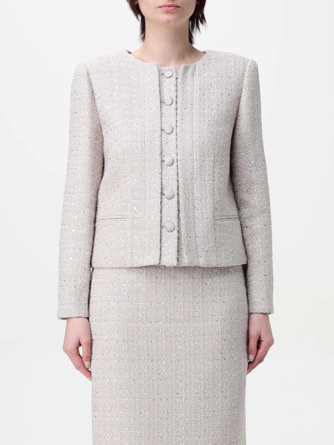 EMPORIO ARMANI JACKET EMPORIO ARMANI WOMAN COLOR NATURAL 422519067