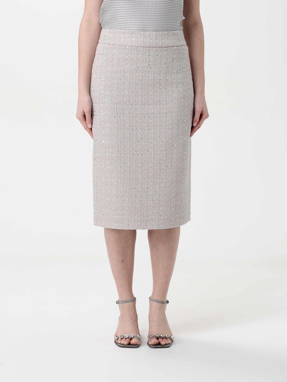 EMPORIO ARMANI SKIRT EMPORIO ARMANI WOMAN COLOR NATURAL 422520067