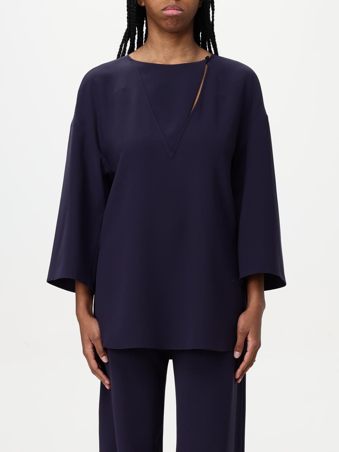 Emporio Armani Damen Blau Top Woman Color