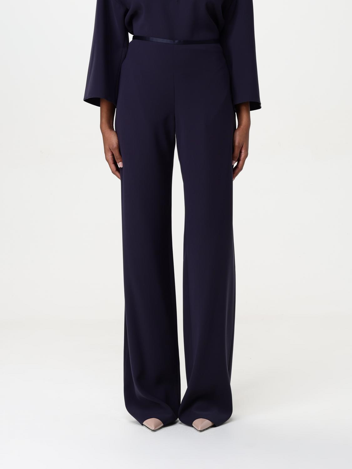 Emporio Armani Women's Tailored Trousers In Blau