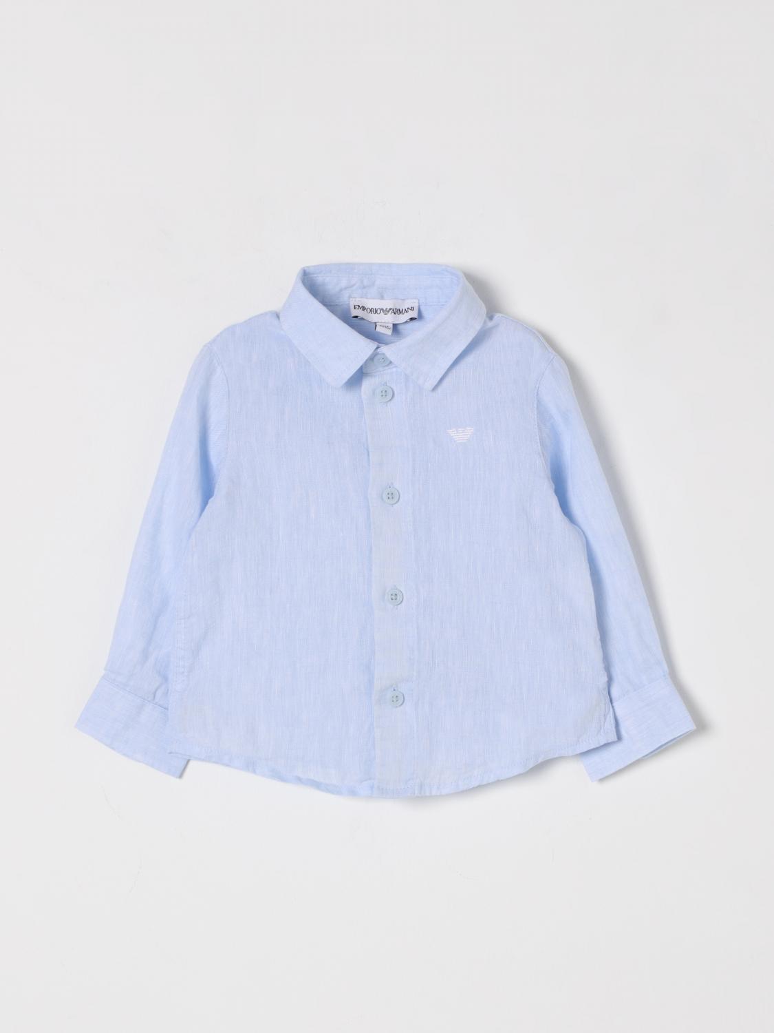 Emporio Armani Shirt  Kids Color Gnawed Blue In Gnawed Blue