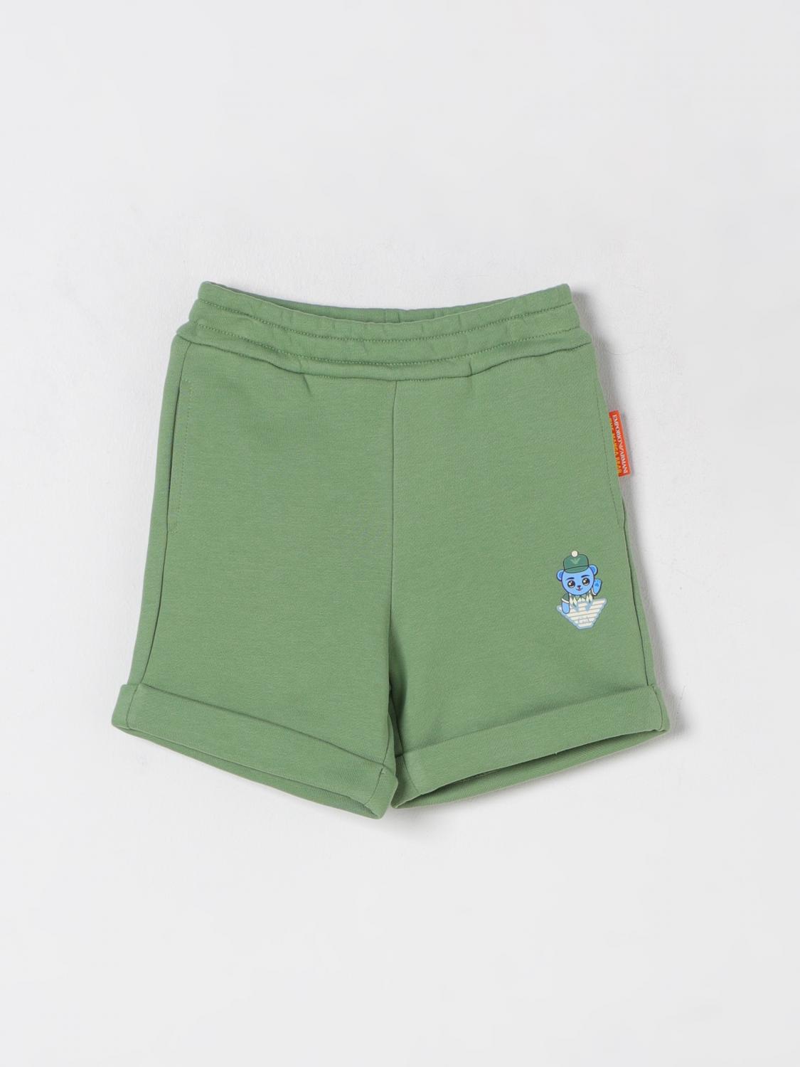Emporio Armani Shorts  Kids Color Green In Green