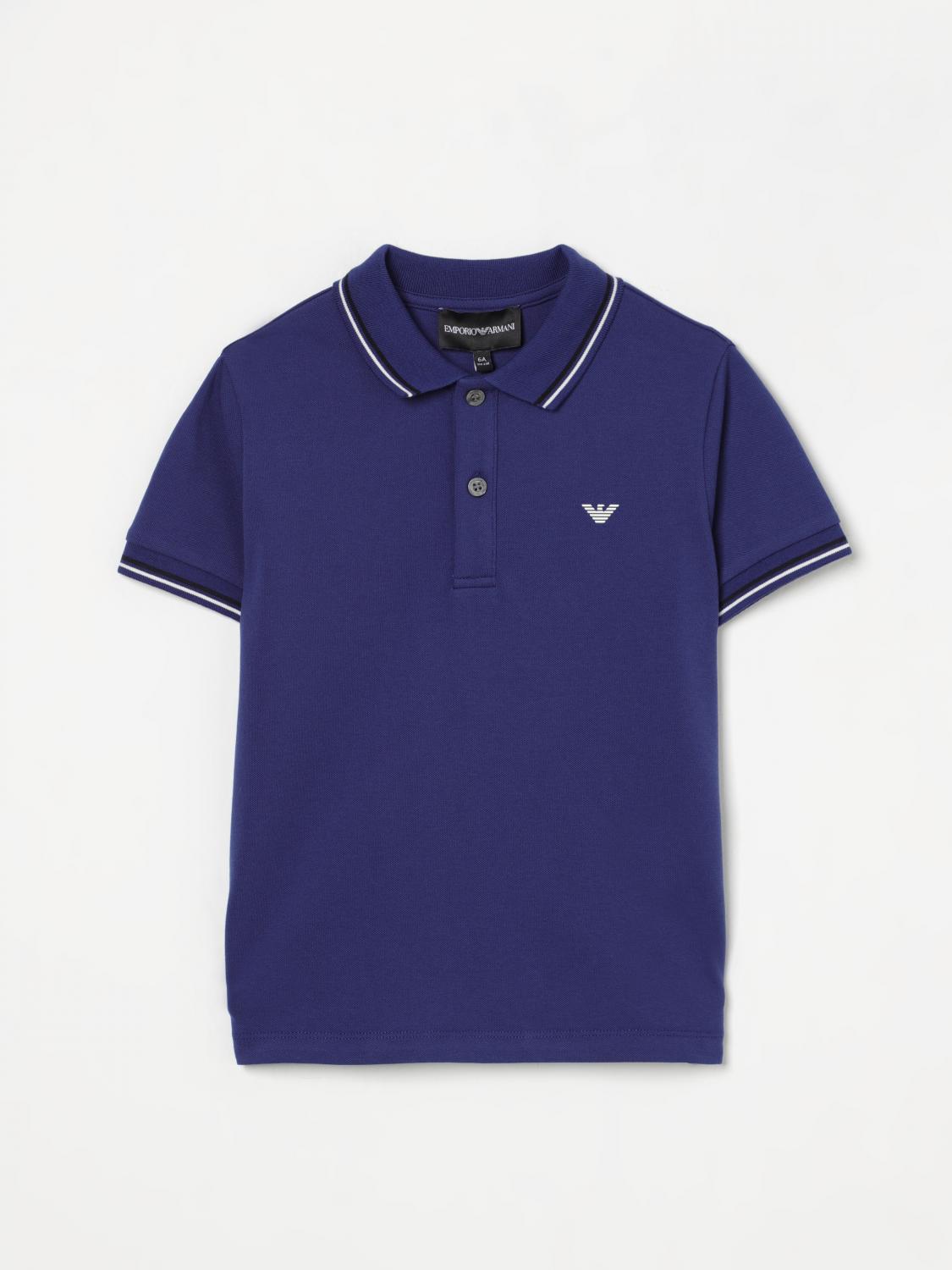 Emporio Armani Polo Shirt  Kids Color Royal Blue In Royal Blue