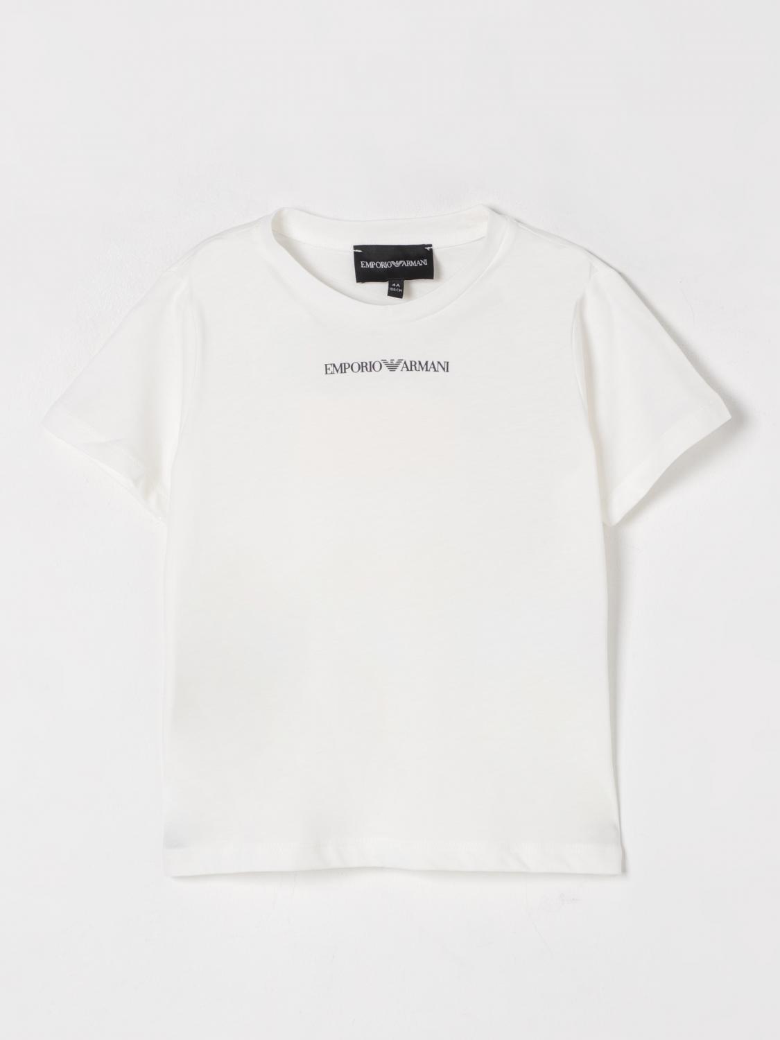Emporio Armani T-shirt Kids Color White In White
