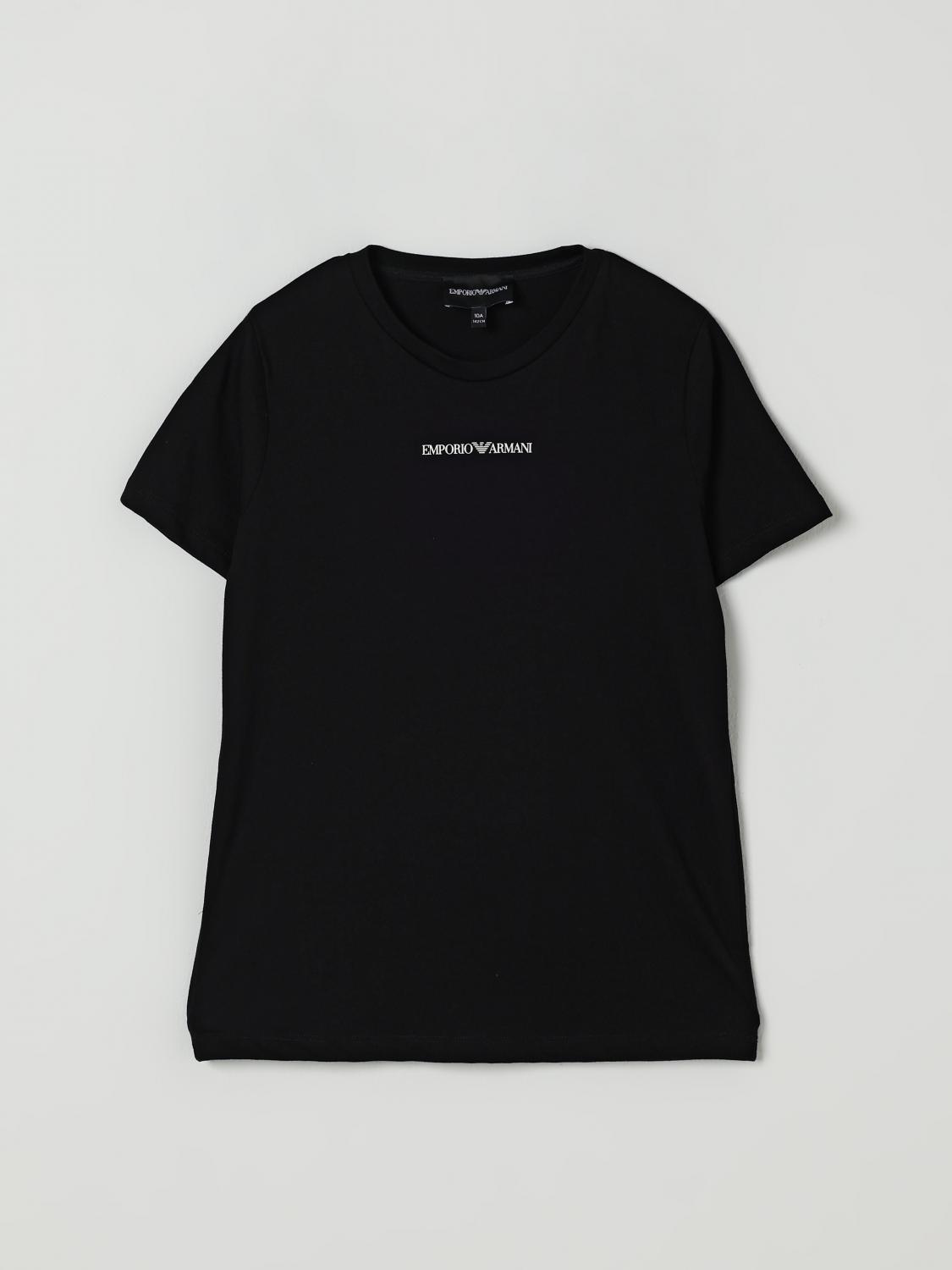 Emporio Armani T-shirt  Kids Color Black In Black