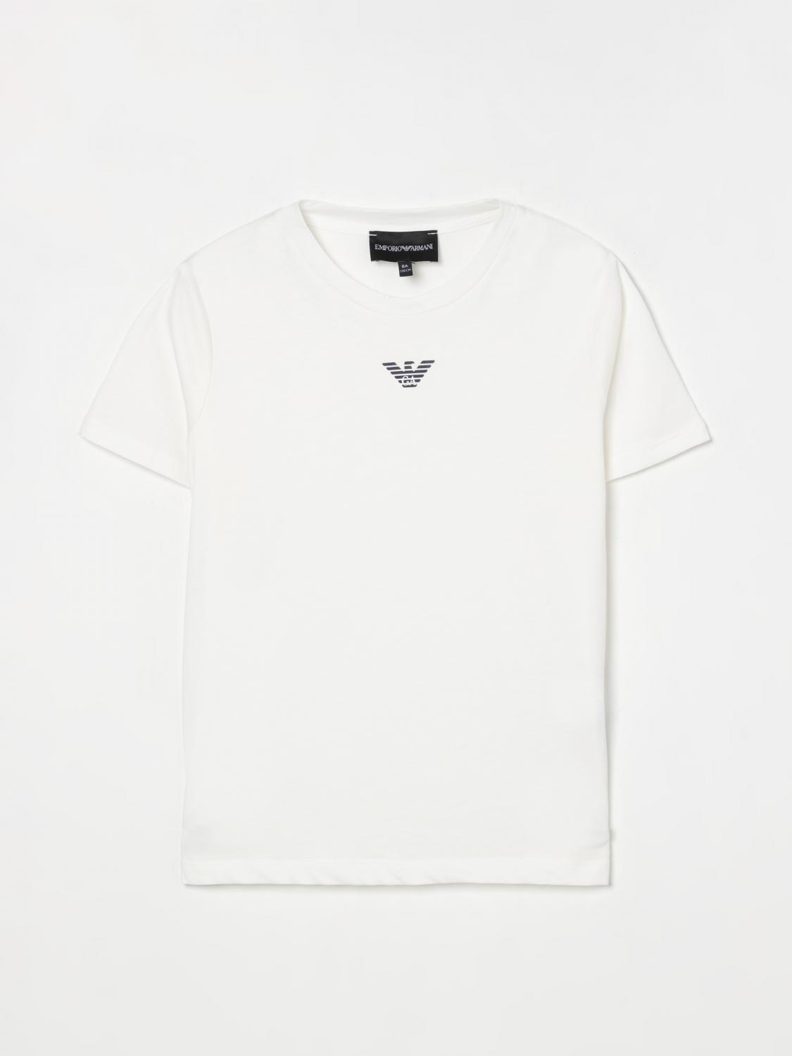 Emporio Armani T-shirt Kids Color White In White