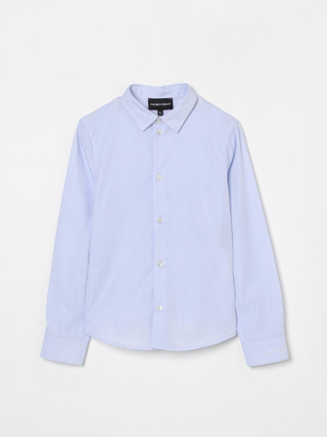 Emporio Armani Shirt  Kids Color Gnawed Blue In Gnawed Blue